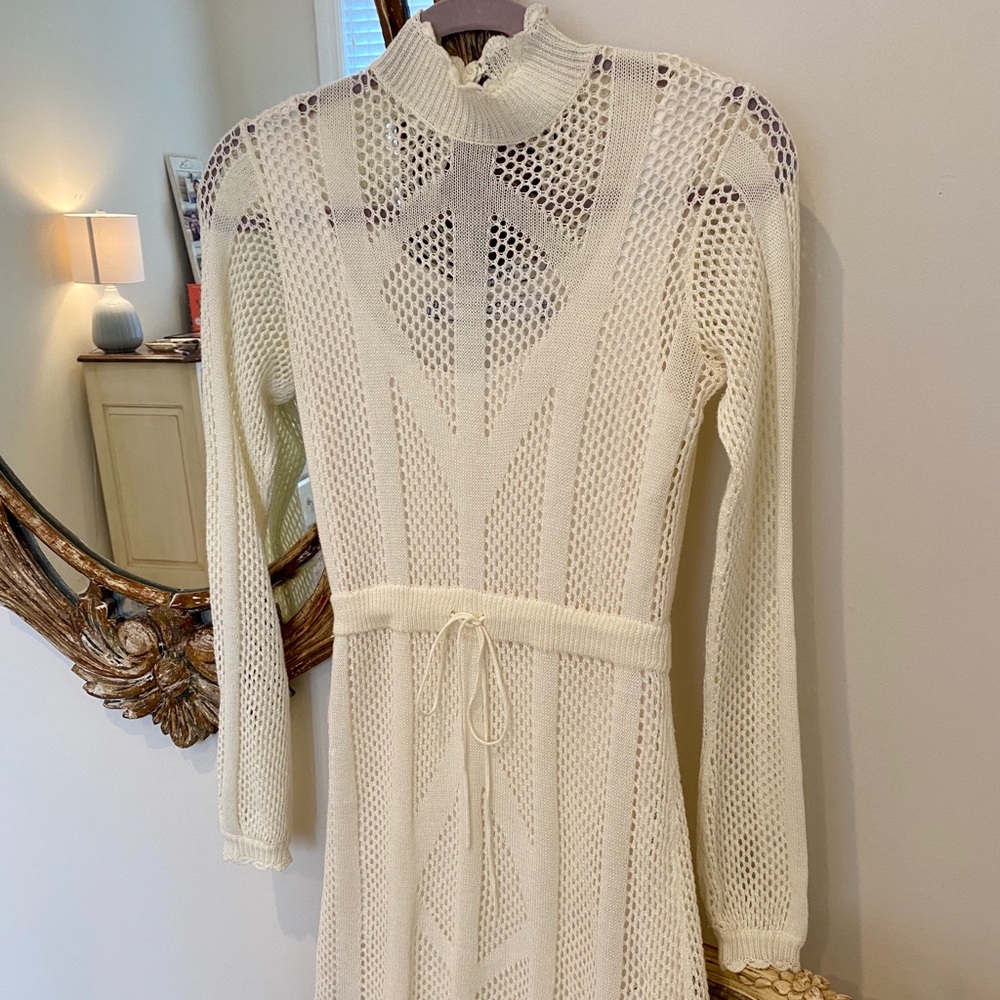 Crochet Sweater Dress
